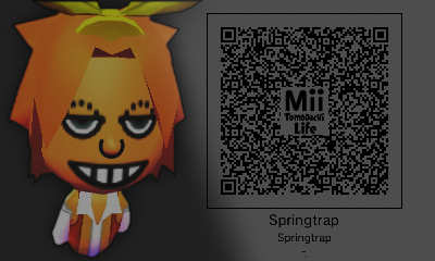 FNaF Mii QR Codes