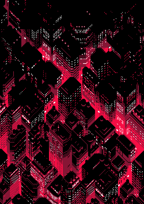 southerntyger:Pixelated City [500x710]