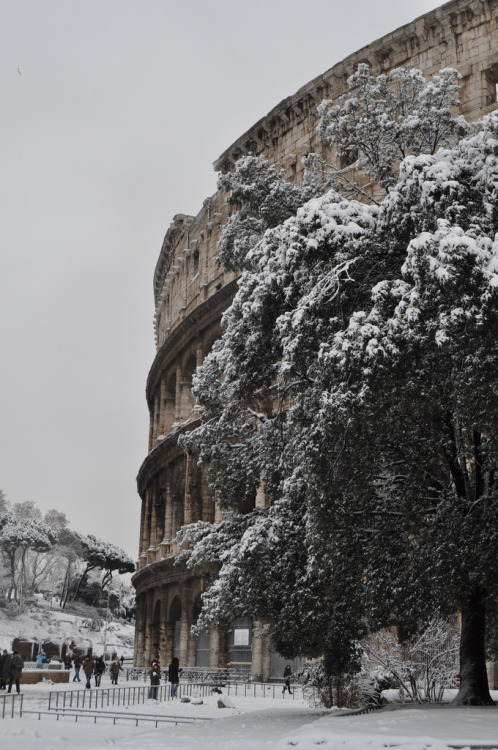 evocativesynthesis:Roma sotto la neve (by agennari)