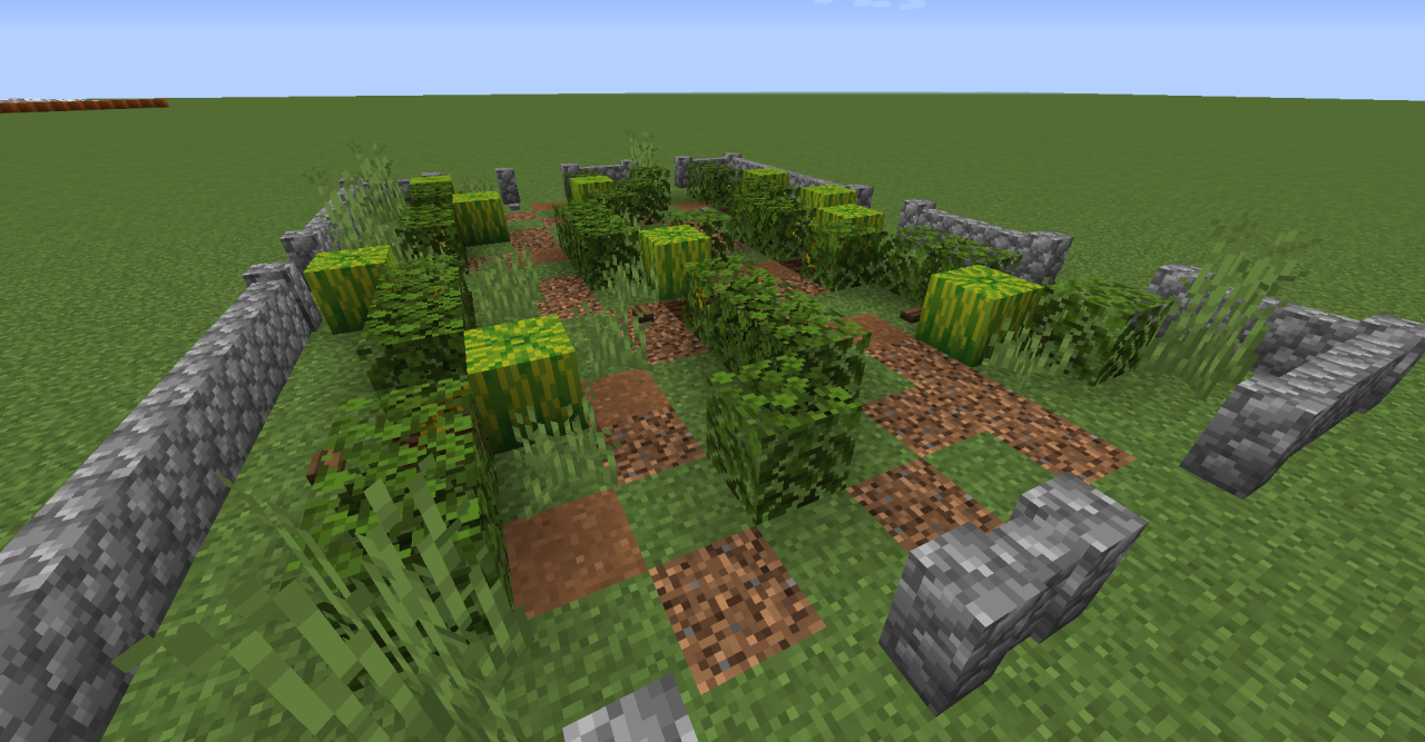 Minecraft Build Inspiration Melon Patch All Of The Melons Can