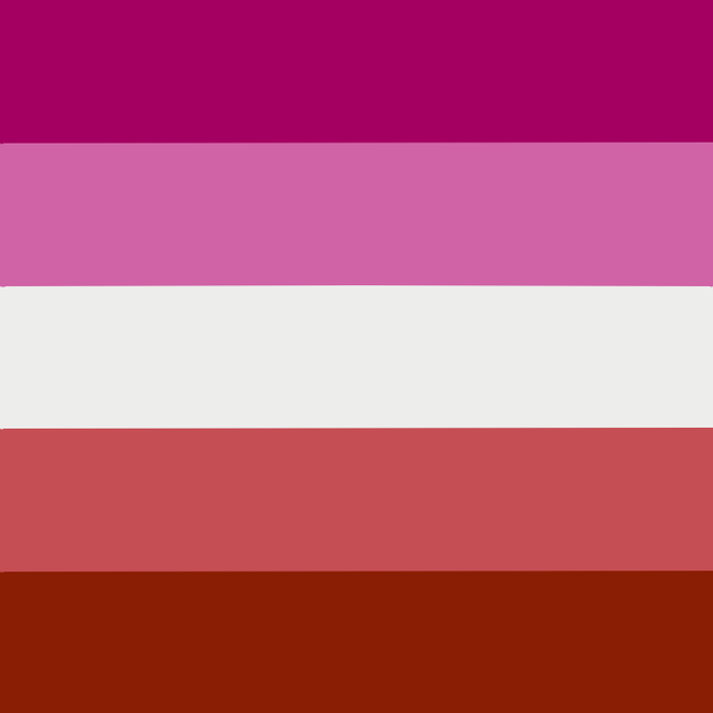 lesbian flag colors