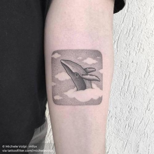 By Michele Volpi · mfox, done at Venom Art Tattoo, Rapagnano.... whale;animal;contemporary;facebook;nature;twitter;michelevolpi;ocean;inner forearm;medium size