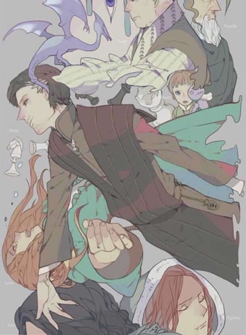 ricbrunett:Game of Thrones Anime style, really amazing...