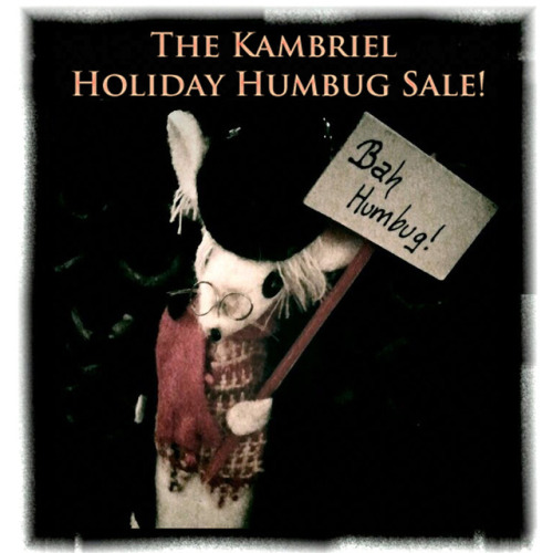 Humbug mouse has arrived to announce the @kambriel Yuletide...