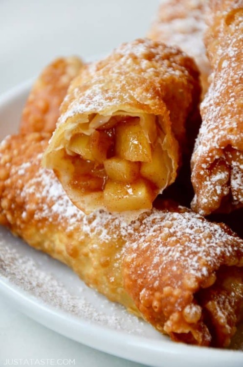 foodffs:Apple Pie Egg RollsFollow for recipesGet your FoodFfs...