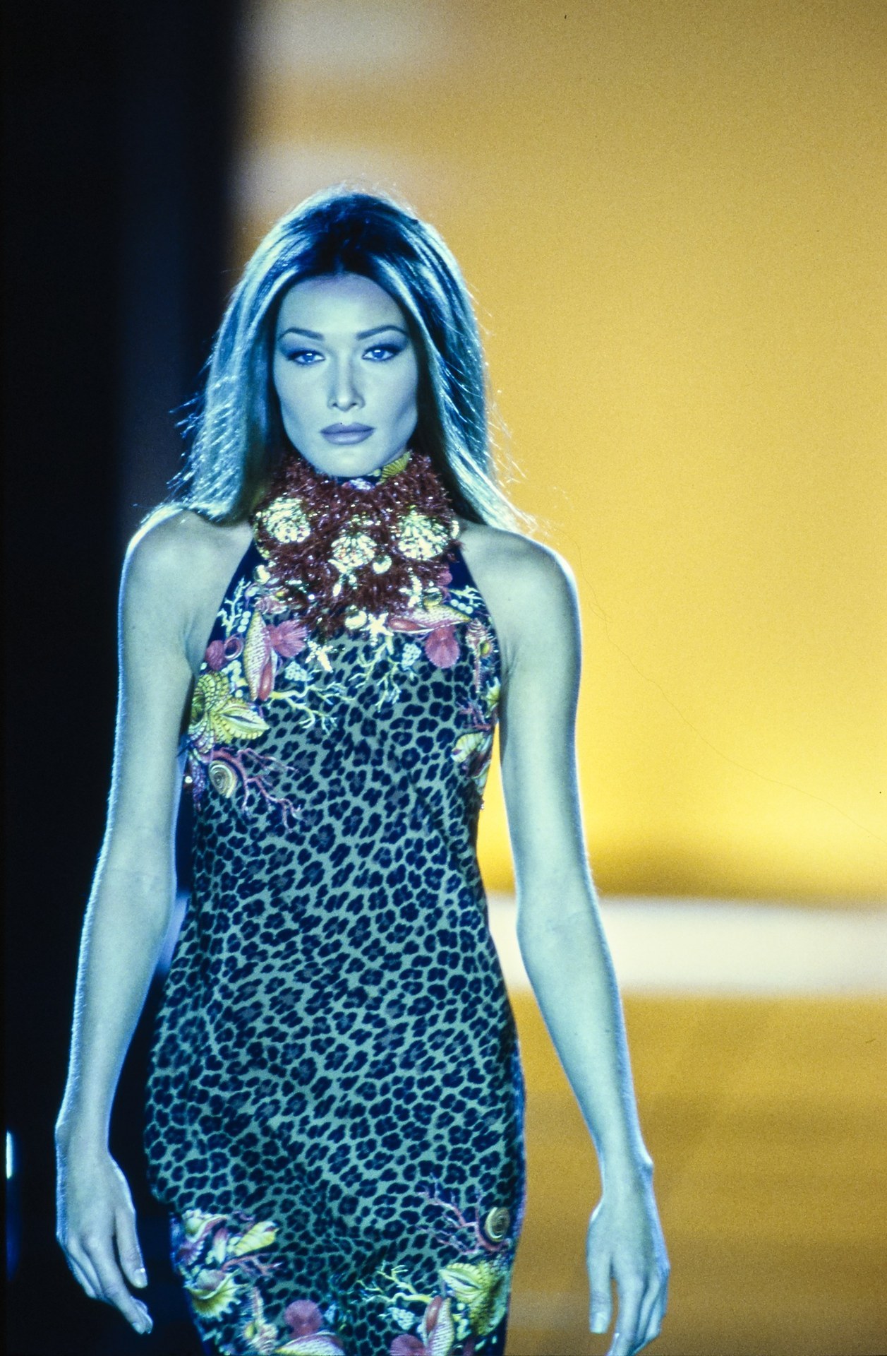 Carla Bruni At Versace Ss 1992 Chic As Fk 