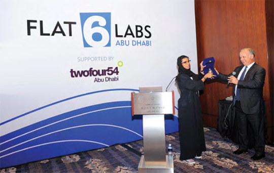 Flat6Labs Abu Dhabi launch at the Abu Dhabi Media Summit in November 2014