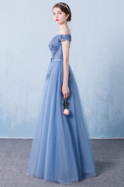 Blue Party Dress Tumblr