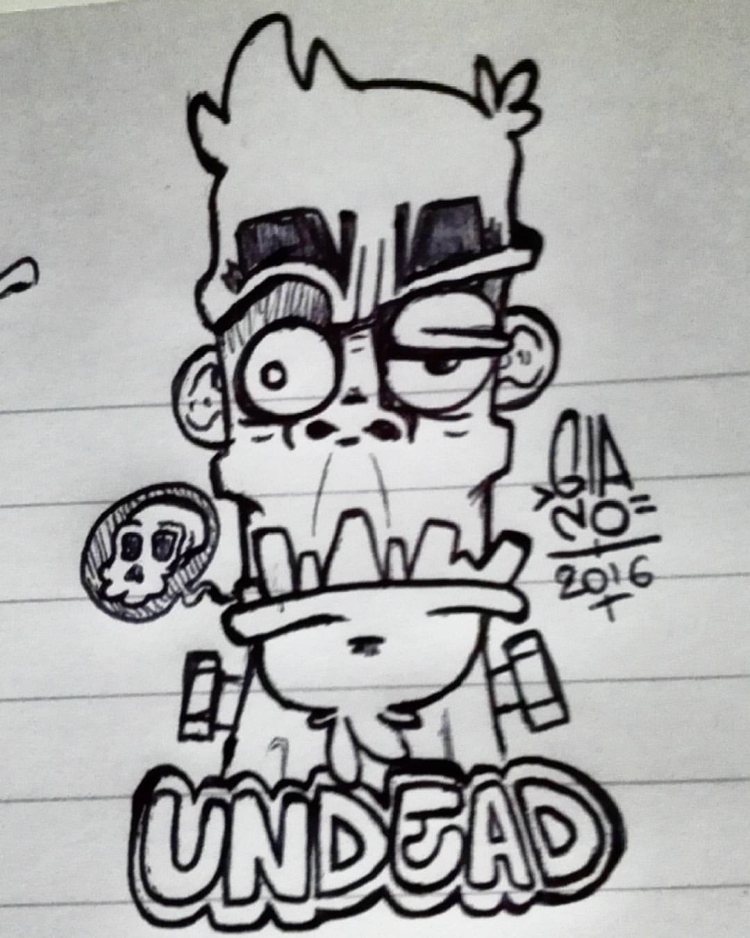 Gianoart UnDead Giano Undead Zombie Zombies Face