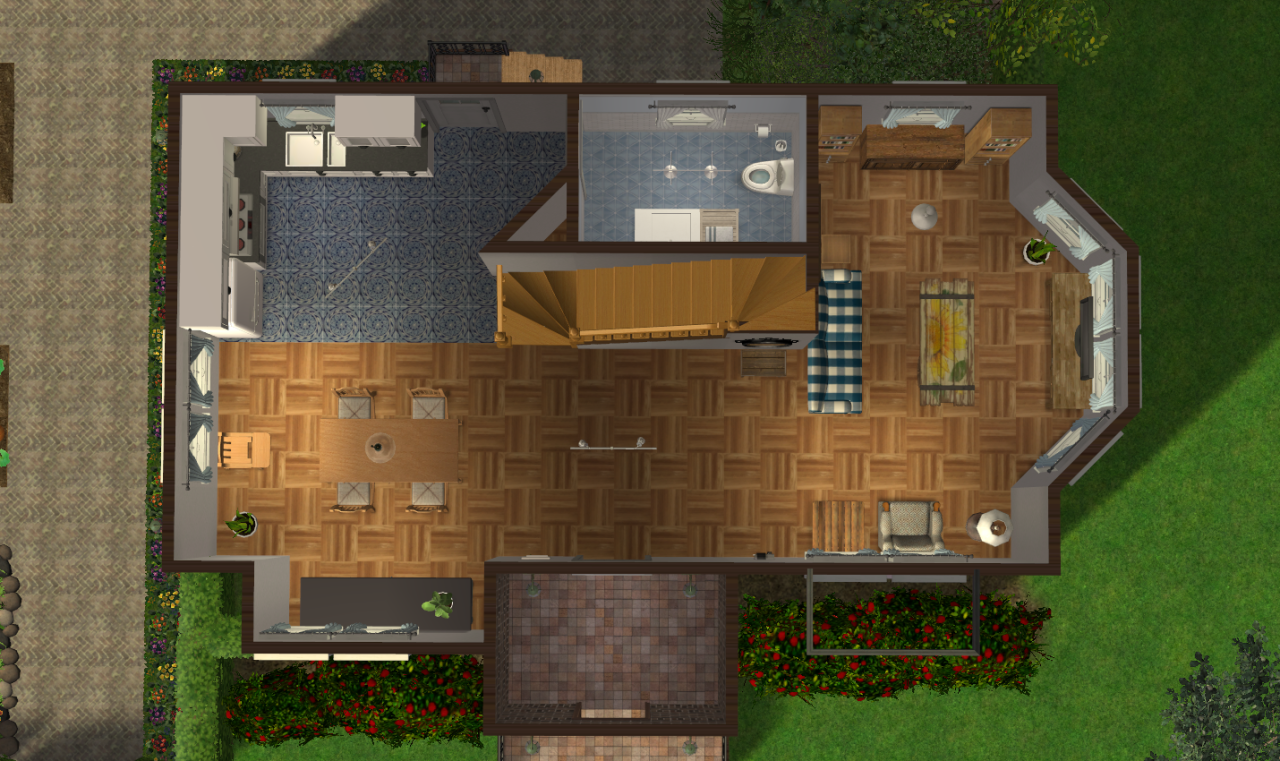 JodelieJodelie's Sims Stuff - Tidy Tudor. Why do I like giving tudor ...