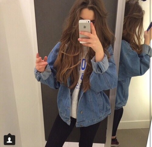 Oversized Jeans Jacket | Tumblr Oversized Jeans Jacket | Tumblr