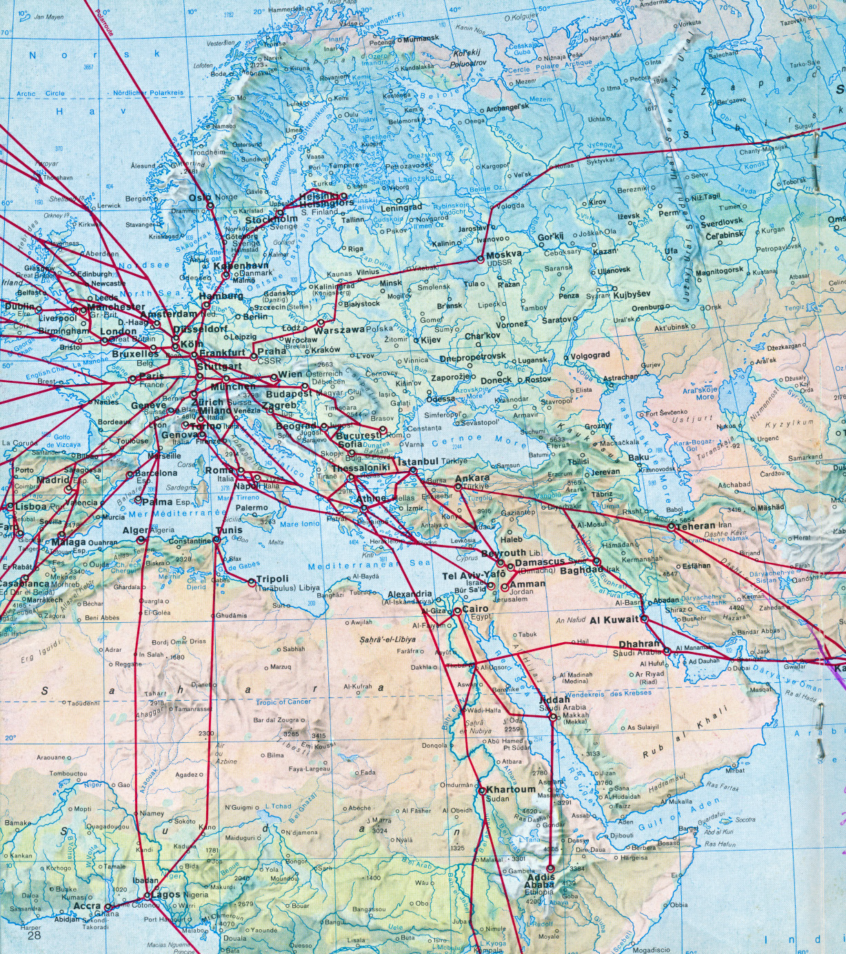 flying airplane map from chicago to warsow images