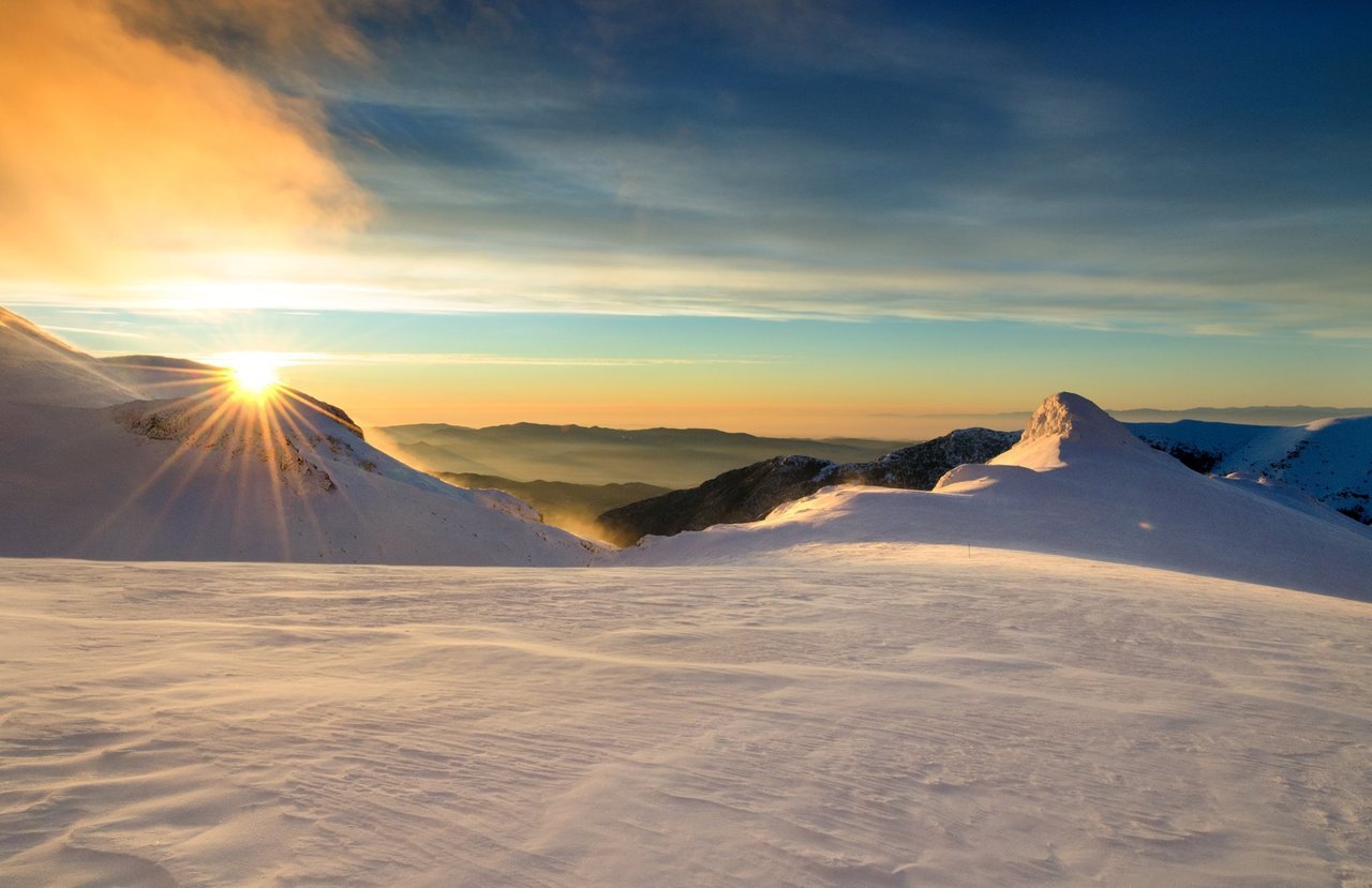 THE TRAVEL GURU — Sunrise over mount Musala in Bulgaria. [OC] Follow...