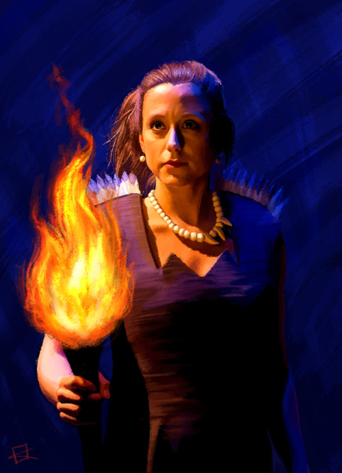 aziminil:FIREBRINGER - painted in cs6What if I did something...