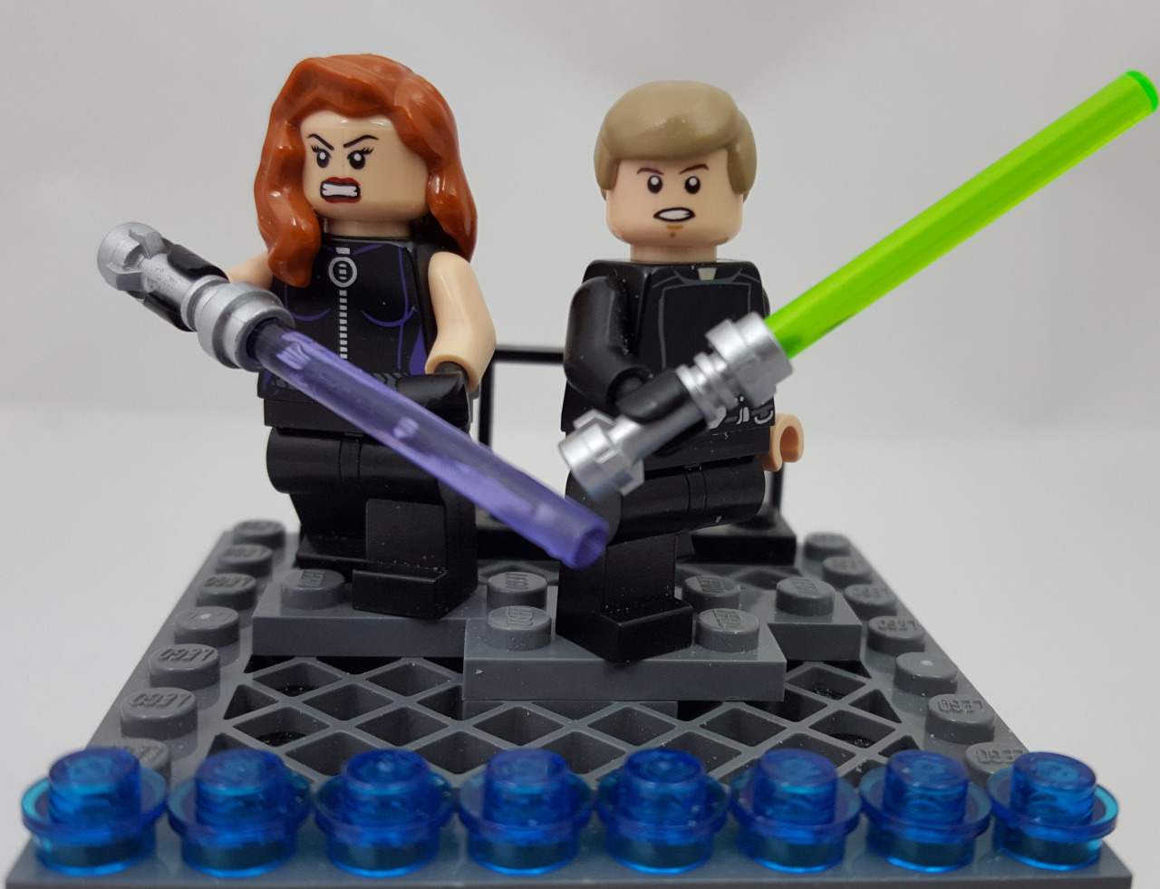 Jedi Star Wars Minifigure **NEW** LEGO Custom Printed MARA JADE SKYWALKER