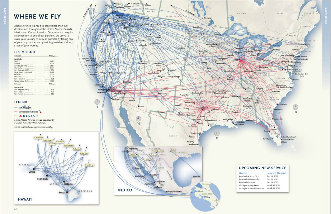 airline maps — will alaska airlines unveil a new route map too?