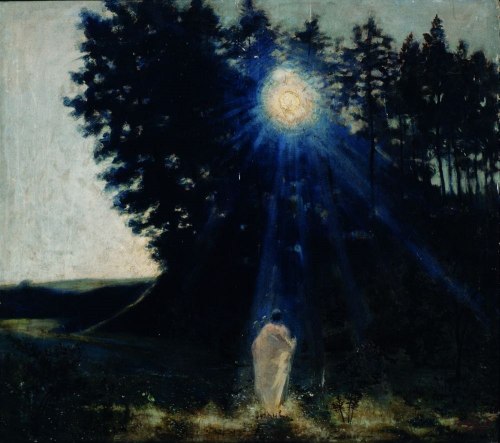 amare-habeo:Jean Delville (Belgian, 1867-1953) Landscape in...