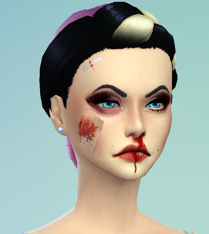 Sims 4 bruised face