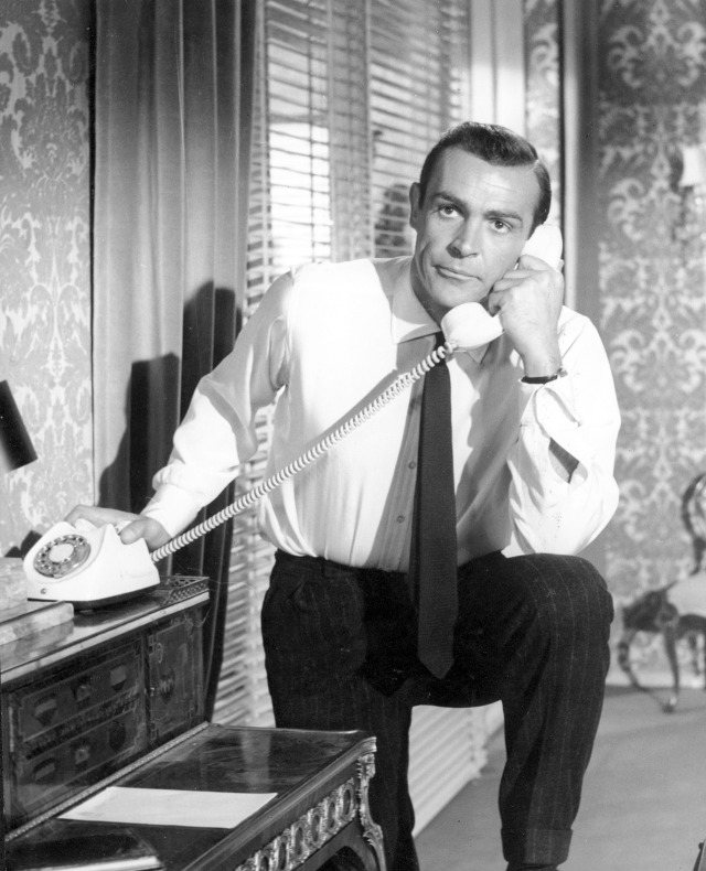 voxsartoria — Cocktail Cuffs Of 1963. Sean Connery.