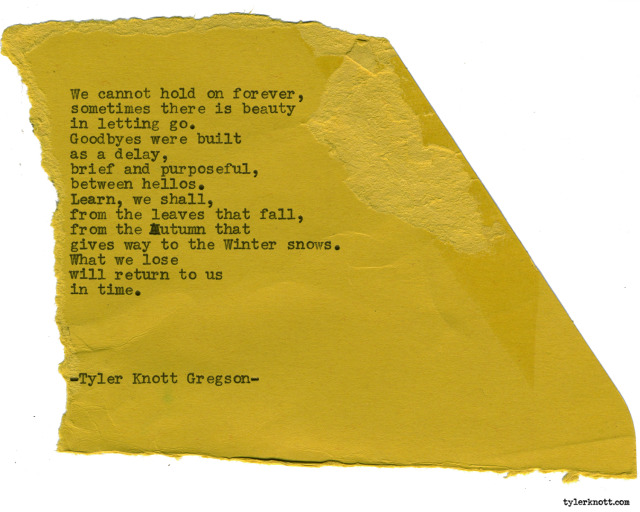 Tyler Knott Gregson — Typewriter Series #1717 by Tyler Knott Gregson