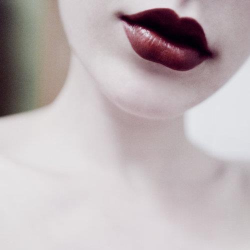 Dark Red Lipstick On Tumblr