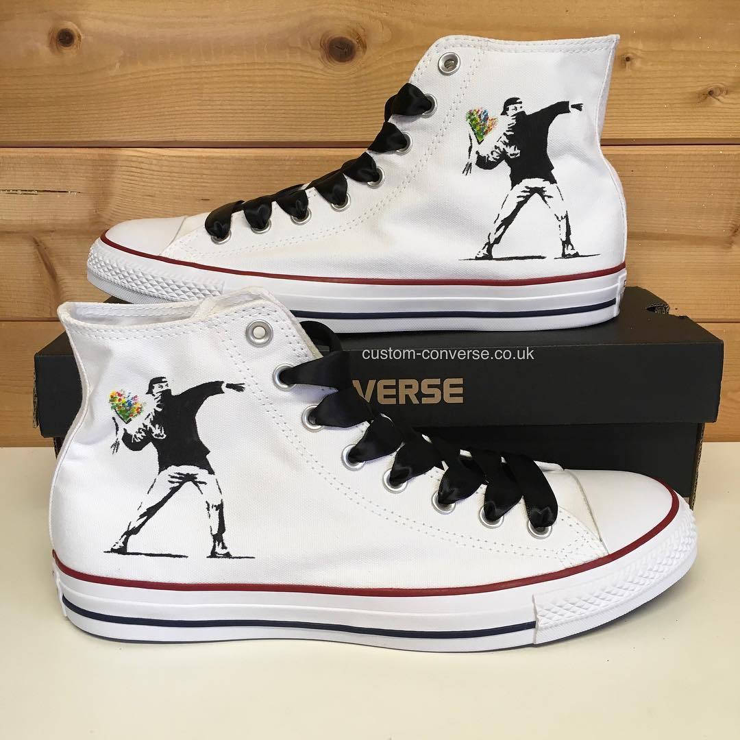 banksy converse
