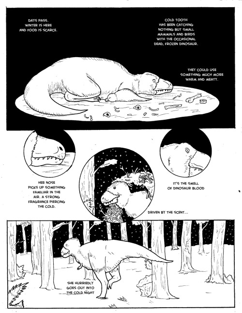 azhdarchidcomix:Coldtooth, my short comic about Nanuqsaurus...