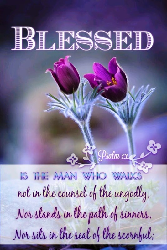 The Living... — Psalm 1:1 (NKJV) - Blessed is the man Who walks...
