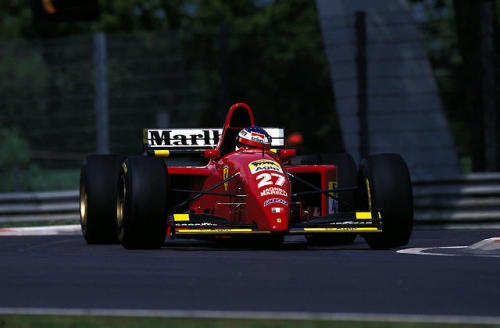 Jean Alesi, Ferrari 412T2, 1995.