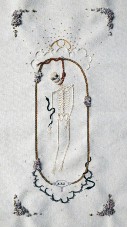 ghoulnextdoor:LITTLE EMBROIDERED BONES: T.C. Hutchinson of...