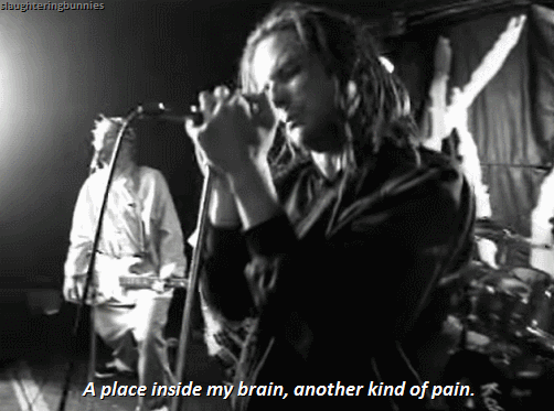 korn blind self-titled jonathan davis brian head welch 90& 039;s nu metal gif my gifs mine