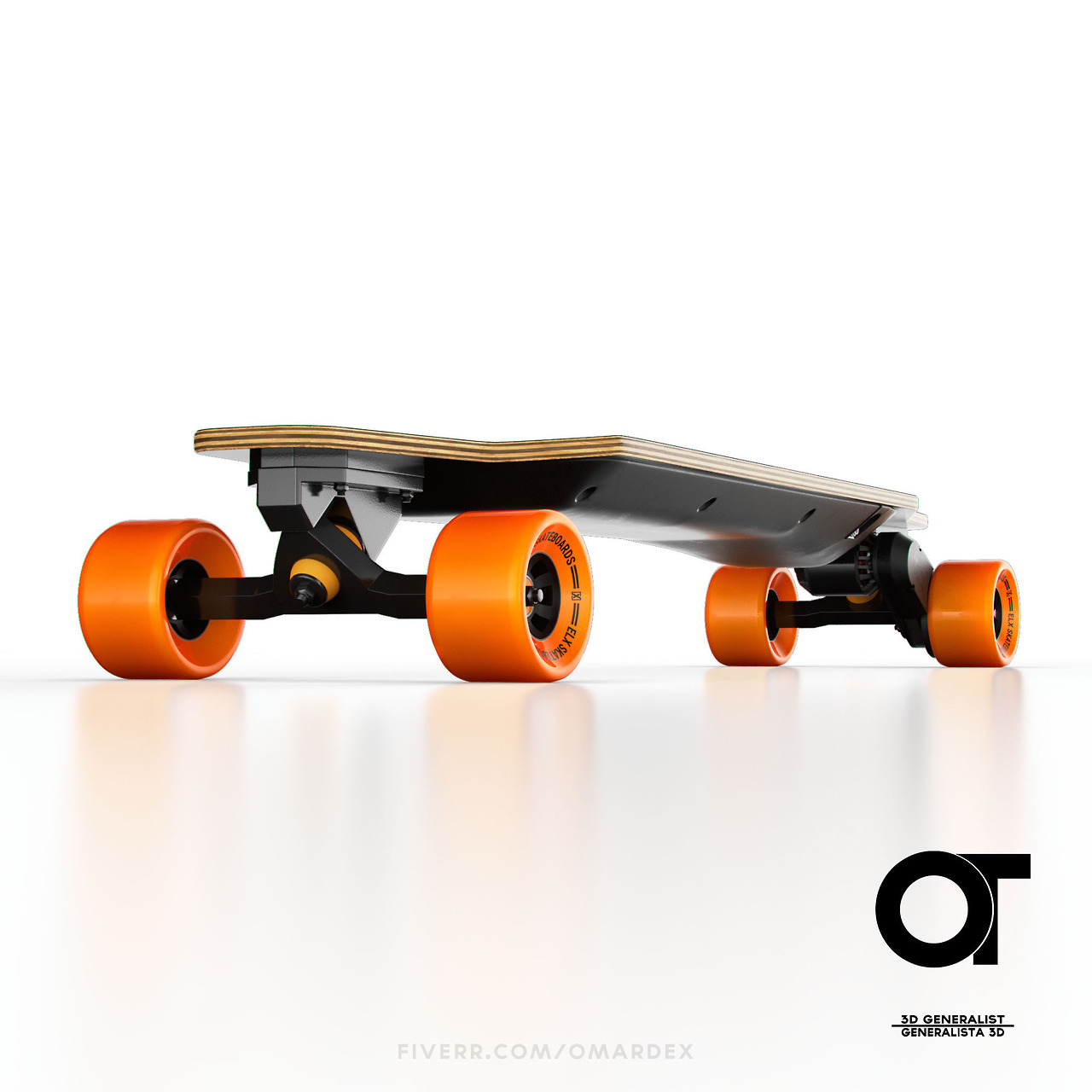 Omardex 3D \u2014 ELX electric Skateboard