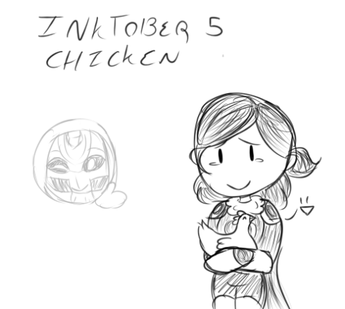 Inktober 5: ChickenCongratulations! You are the proud new owner...