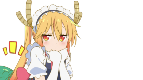 lightribbon:Tohru the maid dragon… (background cutout)...