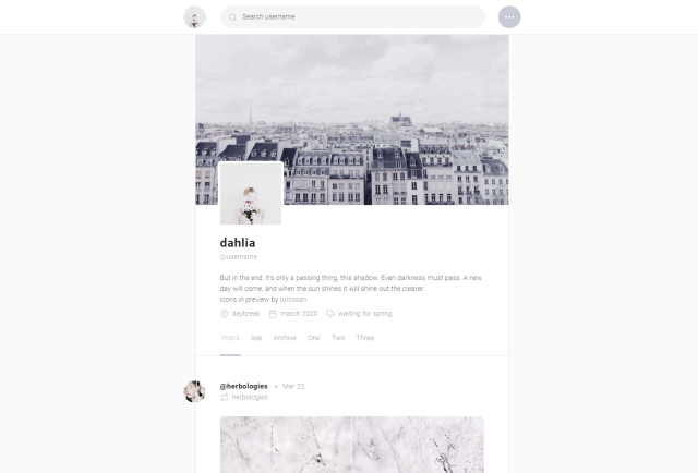 Thesis theme custom front page