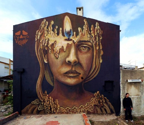 crossconnectmag:Street Artist: ViolantLet’s have a look at the...