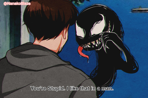 venom eddie brock symbrock venom movie redraw nanako art