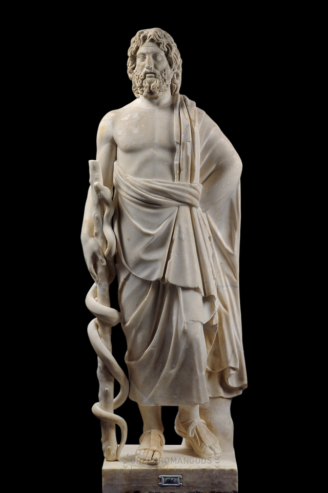 Asklepios Nd Century Ad Marble Staatliche Museen Greek Roman Gods