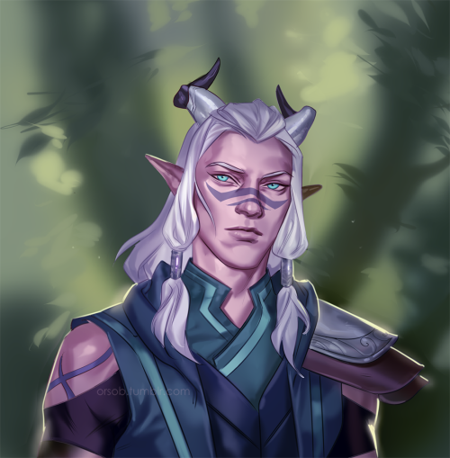 orsob:quick fanart of Runaan from The Dragon Prince