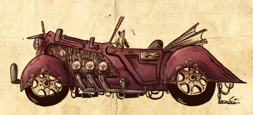 steampunk car on Tumblr