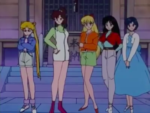 sailormoonsub:me and the girls changing out of our ICONIC...