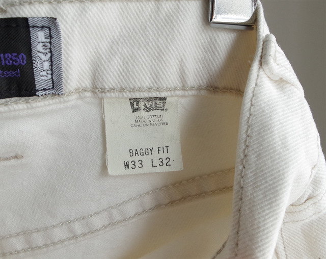 Levi´s silver tab】BAGGY W33 USA USED 革新とスタイルの新次元
