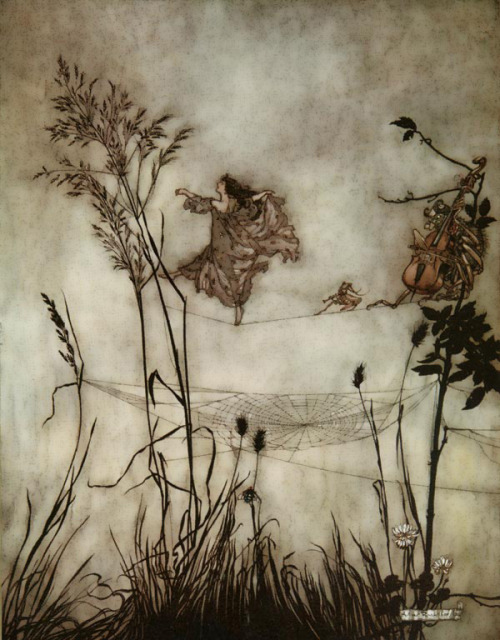 pagewoman:Fairy Song by Arthur Rackham