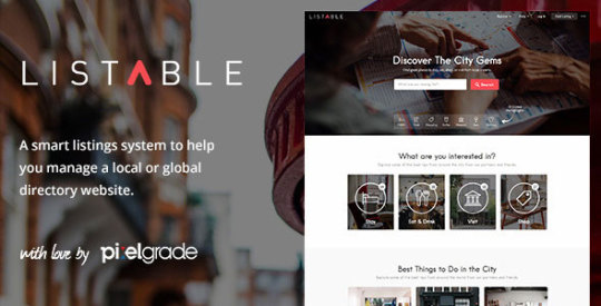 LISTABLE v1.11.0 - A Friendly Directory WordPress Theme NulledListable is a listing directory WordPress theme that will help you create, manage and monetize a local or global directory site. Feel free to set your own goal and get your favourite spots listed online!