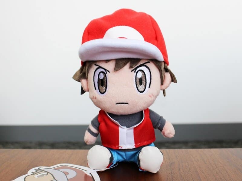 pokemon trainer red plush