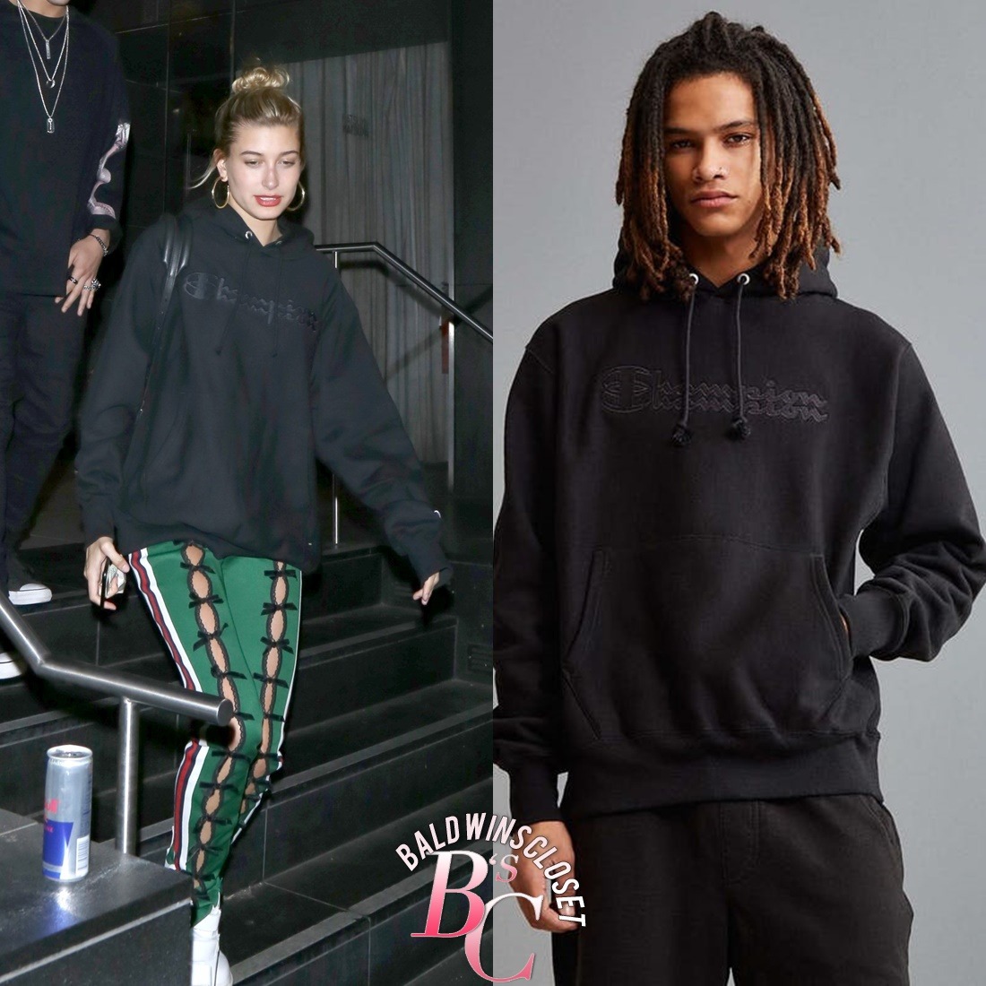 hailey baldwin champion hoodie