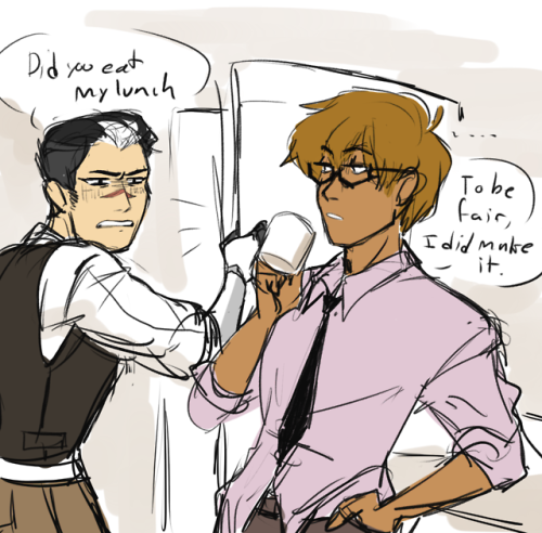 mondya:i thought of a co-worker teacher au and im crying 