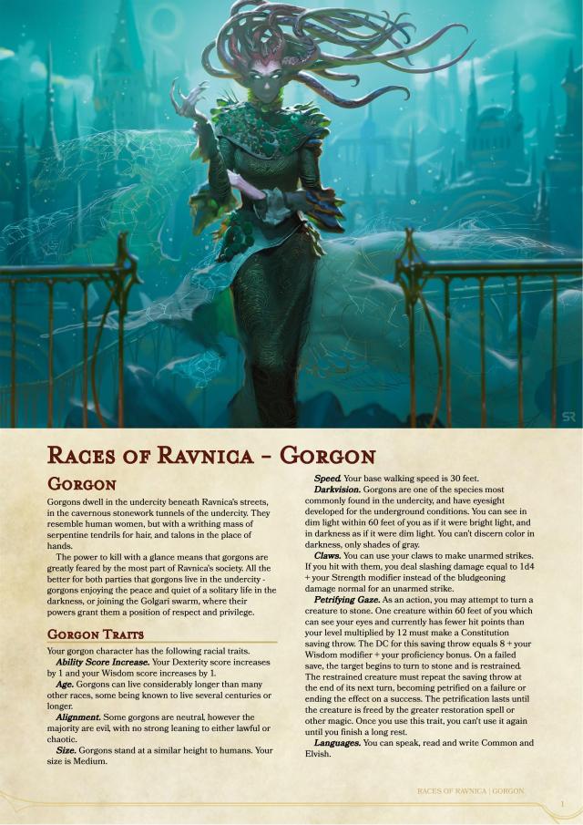 Kor Artificer D&D Homebrew — UPDATED VERSION ON DMSGUILD Races of