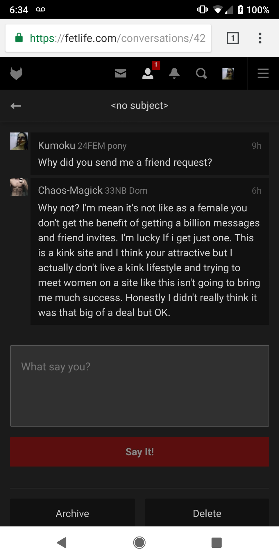 Tag: how to get laid on Fetlife