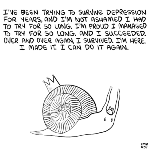 positivedoodles:[Drawing of a snail with two crowns on it with...